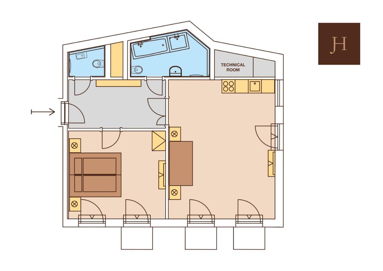 James Hotel & Apartments Прага Екстериор снимка